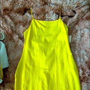 Yellow Midi Dress